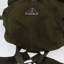 PRADA Backpack Nylon Green Silver Auth ARZ291-6