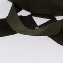 PRADA Backpack Nylon Green Silver Auth ARZ291-7