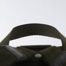 PRADA Backpack Nylon Green Silver Auth ARZ291-8