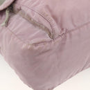 PRADA Shoulder Bag Nylon Pink Silver Auth ARZ292-11