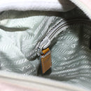 PRADA Shoulder Bag Nylon Pink Silver Auth ARZ292-22