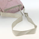 PRADA Shoulder Bag Nylon Pink Silver Auth ARZ292-7