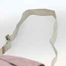 PRADA Shoulder Bag Nylon Pink Silver Auth ARZ292-8