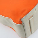 PRADA Schoudertas Nylon Oranje Zilver Auth ARZ293-13