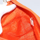 PRADA Schoudertas Nylon Oranje Zilver Auth ARZ293-20
