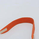 PRADA Schoudertas Nylon Oranje Zilver Auth ARZ293-8