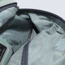 PRADA Body Bag Nylon Green Silver Auth ARZ294-21