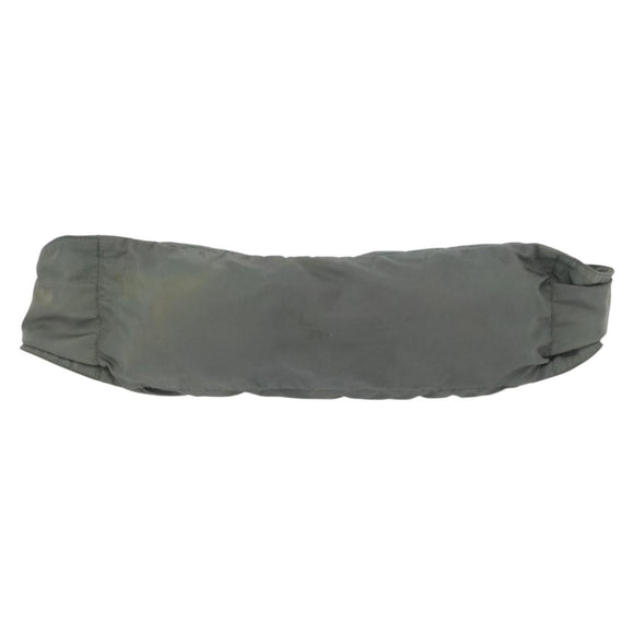 PRADA Body Bag Nylon Green Silver Auth ARZ294