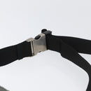 PRADA Body Bag Nylon Green Silver Auth ARZ294-14
