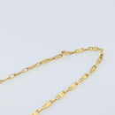 CELINE Horsebit Chain Schoudertas Suède Bordeaux Goud Auth ARZ301V-8
