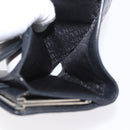 CHANEL Matelasse Cambon Line Wallet Leather Black Silver CC Auth ARZ302-18