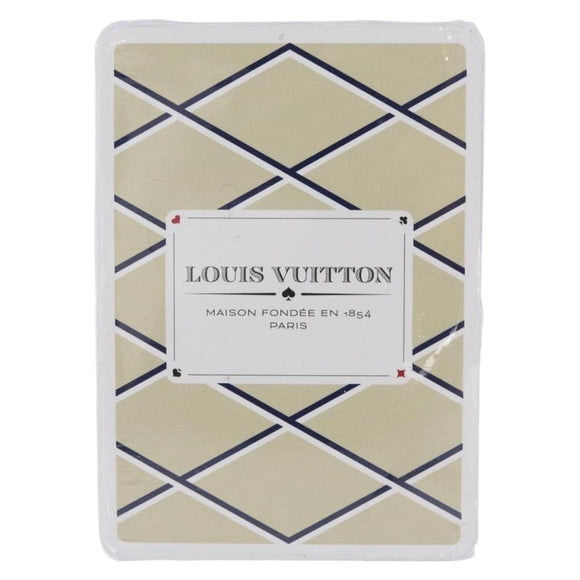 LOUIS VUITTON Playing Cards Beige LV Auth ARZ303