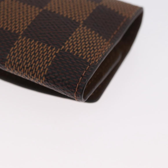 LOUIS VUITTON Damier Ebene Bouton de Manchette Senior Tulle M65737 Auth ARZ304