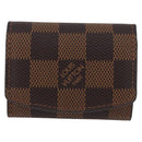 LOUIS VUITTON Damier Ebene Bouton de Manchette Senior Tulle M65737 Auth ARZ304-13