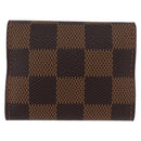 LOUIS VUITTON Damier Ebene Bouton de Manchette Senior Tulle M65737 Auth ARZ304-2