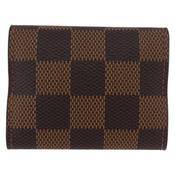 LOUIS VUITTON Damier Ebene Bouton de Manchette Senior Tulle M65737 Auth ARZ304