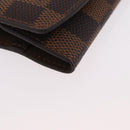 LOUIS VUITTON Damier Ebene Bouton de Manchette Senior Tulle M65737 Auth ARZ304-7
