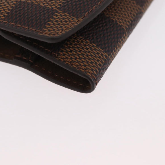 LOUIS VUITTON Damier Ebene Bouton de Manchette Senior Tulle M65737 Auth ARZ304