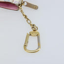 LOUIS VUITTON Multicolor Pochette Cles NM Coin Purse White M93734 LV Auth ARZ305-8