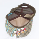GUCCI GG Supreme GUCCIxDisney Cap PVC Beige 648843 Auth ARZ306M-8