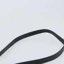 Christian Dior Honeycomb Canvas Shoulder Bag PVC Black Gold Auth ARZ307-8