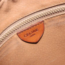 CELINE Macadam Canvas Shoulder Bag PVC Leather Brown Gold Auth ARZ311-17