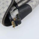 GUCCI Micro GG Supreme Shoulder Bag PVC Navy Gold Auth ARZ314-6