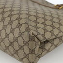 GUCCI GG Supreme Web Sherry Line Tote Bag PVC Beige Gold 39 02 091 Auth ARZ316-12