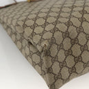 GUCCI GG Supreme Web Sherry Line Tote Bag PVC Beige Gold 39 02 091 Auth ARZ316-13