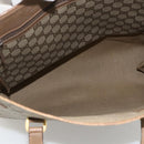 GUCCI GG Supreme Web Sherry Line Tote Bag PVC Beige Gold 39 02 091 Auth ARZ316-15