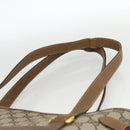GUCCI GG Supreme Web Sherry Line Tote Bag PVC Beige Gold 39 02 091 Auth ARZ316-8