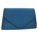 LOUIS VUITTON Epi Art Deco Clutch Bag Blue M52635 LV Auth ARZ317-1