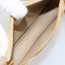LOUIS VUITTON Monogram Vernis Lexington Pouch Beige M91010 LV Auth ARZ319-11