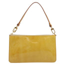 LOUIS VUITTON Monogram Vernis Lexington Pouch Beige M91010 LV Auth ARZ319-13