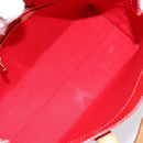 LOUIS VUITTON Monogram Vernis Reade PM Hand Bag Red Rouge M91088 LV Auth ARZ320-11
