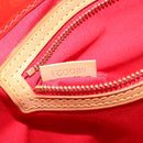 LOUIS VUITTON Monogram Vernis Reade PM Hand Bag Red Rouge M91088 LV Auth ARZ320-12