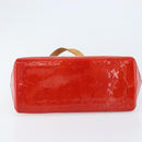 LOUIS VUITTON Monogram Vernis Reade PM Hand Bag Red Rouge M91088 LV Auth ARZ320-5