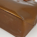 LOUIS VUITTON Monogram Vernis Reade PM Handtasche Bronze M91146 LV Auth ARZ321-9