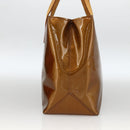 LOUIS VUITTON Monogram Vernis Reade PM Handtasche Bronze M91146 LV Auth ARZ321-3