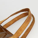 LOUIS VUITTON Monogram Vernis Reade PM Handtasche Bronze M91146 LV Auth ARZ321-8