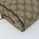 GUCCI GG Supreme Web Sherry Line Bag PVC Beige Gold 001 44 6655 Auth ARZ340-16
