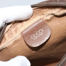 GUCCI GG Supreme Web Sherry Line Bag PVC Beige Gold 001 44 6655 Auth ARZ340-10
