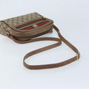 GUCCI GG Supreme Web Sherry Line Bag PVC Beige Gold 001 44 6655 Auth ARZ340-7