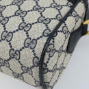 GUCCI GG Supreme Sherry Line Shoulder Bag PVC Navy Gold 68 02 005 Auth ARZ344-14
