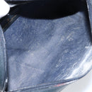 GUCCI GG Supreme Sherry Line Shoulder Bag PVC Navy Gold 68 02 005 Auth ARZ344-10