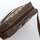 GUCCI GG Supreme Web Sherry Line Bag PVC Beige Gold 68 001 3654 Auth ARZ345-6