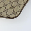 GUCCI GG Supreme Web Sherry Line Bag PVC Beige Gold 904 02 047 Auth ARZ346-10