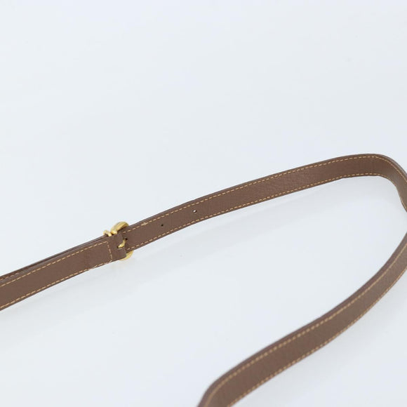 GUCCI GG Supreme Web Sherry Line Bag PVC Beige Gold 001 50 6655 Auth ARZ347