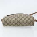 GUCCI GG Supreme Web Sherry Line Bag PVC Beige Gold 001 50 6655 Auth ARZ347-9