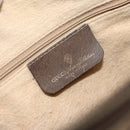 GUCCI GG Supreme Web Sherry Line Boston Bag PVC Beige Gold 58 02 007 Auth ARZ349-19